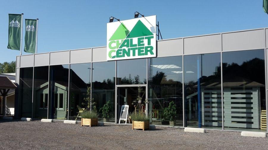 Showroom van Chalet Center in Kampenhout Showroom van Chalet Center in Kampenhout