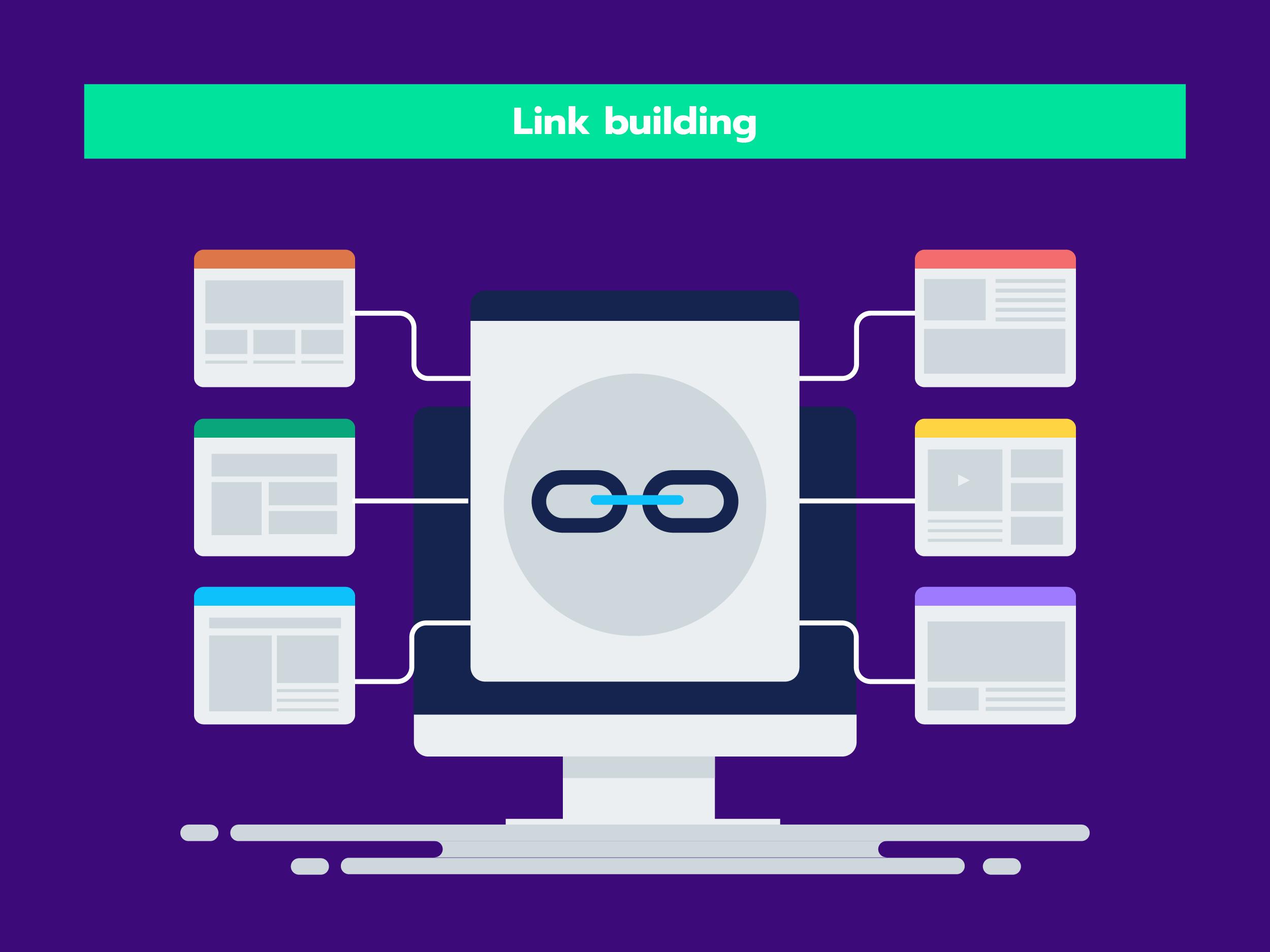 Authority for your website is obtained by link building.